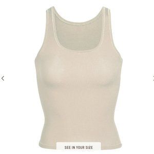NWT SKIMS Soft Lounge Tank!!! Color Taupe